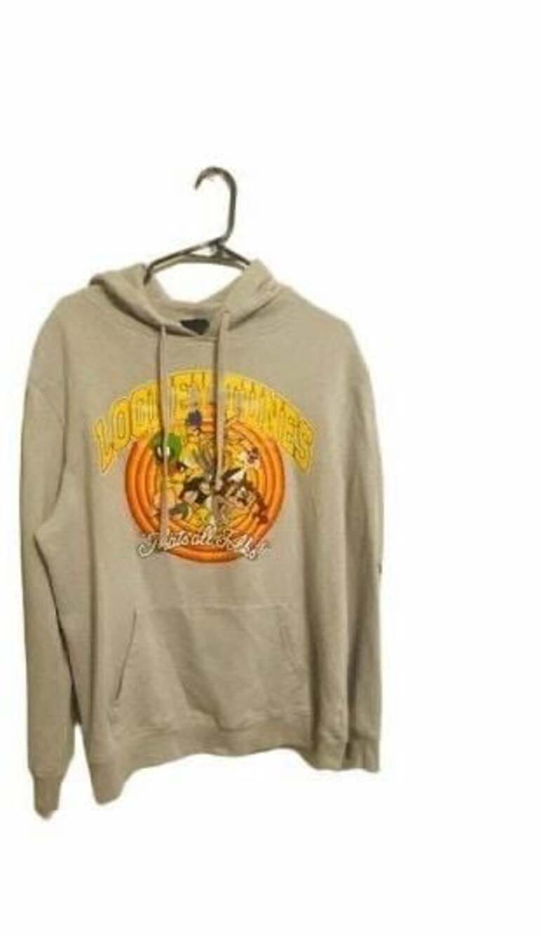 Warner Bros. Gray Pumpkin Graphic Sweater